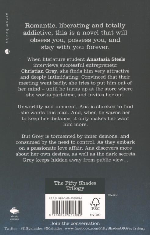 Rückseite: 9780099579939 | Fifty Shades 1. Of Grey | Book 1 of the Fifty Shades trilogy | James
