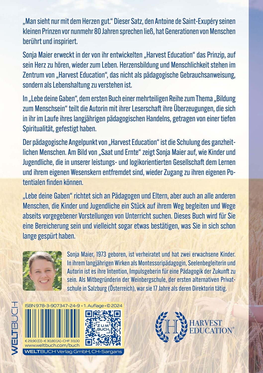 Rückseite: 9783907347249 | Lebe Deine Gaben | Sonja Maier | Taschenbuch | Lebe Deine Gaben | 2024