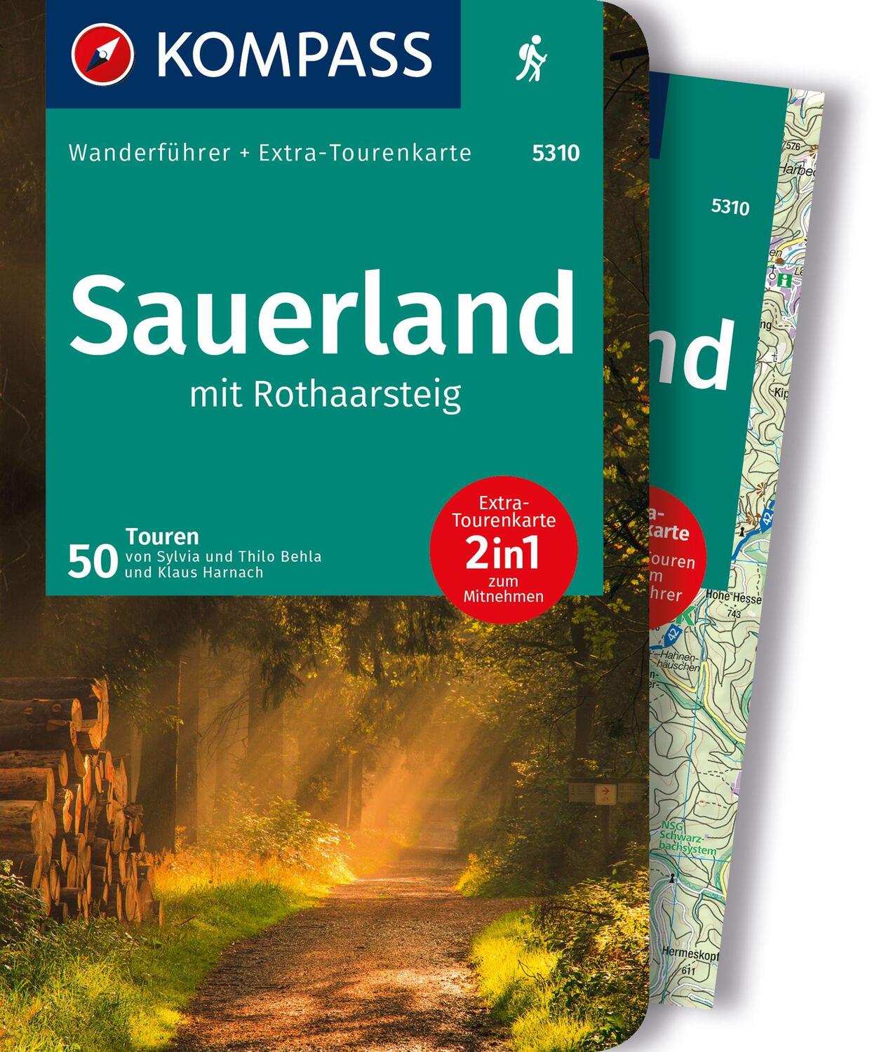 Cover: 9783991211877 | KOMPASS Wanderführer Sauerland mit Rothaarsteig, 50 Touren | Buch