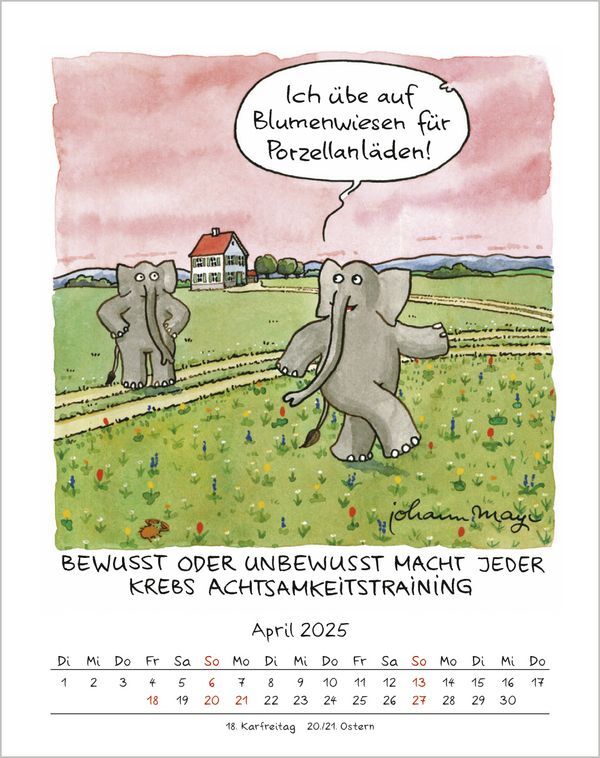 Bild: 9783731876656 | Krebs 2025 | Korsch Verlag | Kalender | Spiralbindung | 13 S. | 2025