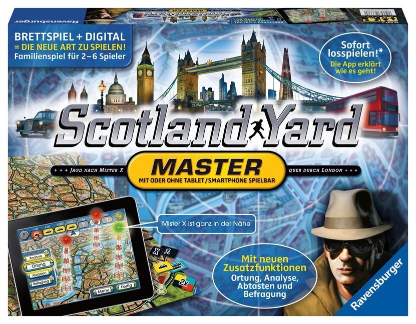 Cover: 4005556266029 | Ravensburger 26602 - Scotland Yard Master - Brettspiel, Klassiker...