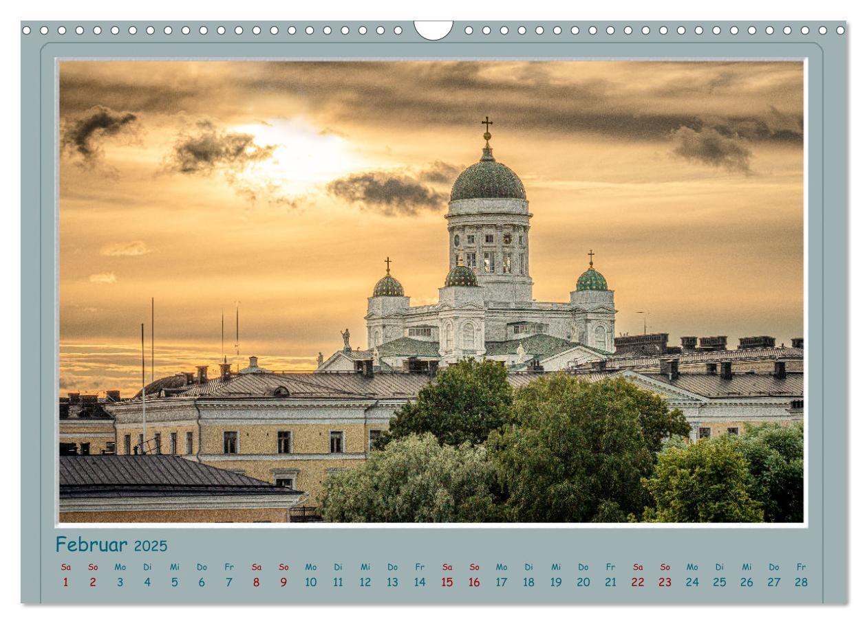 Bild: 9783383945816 | HELSINKI CITY (Wandkalender 2025 DIN A3 quer), CALVENDO Monatskalender