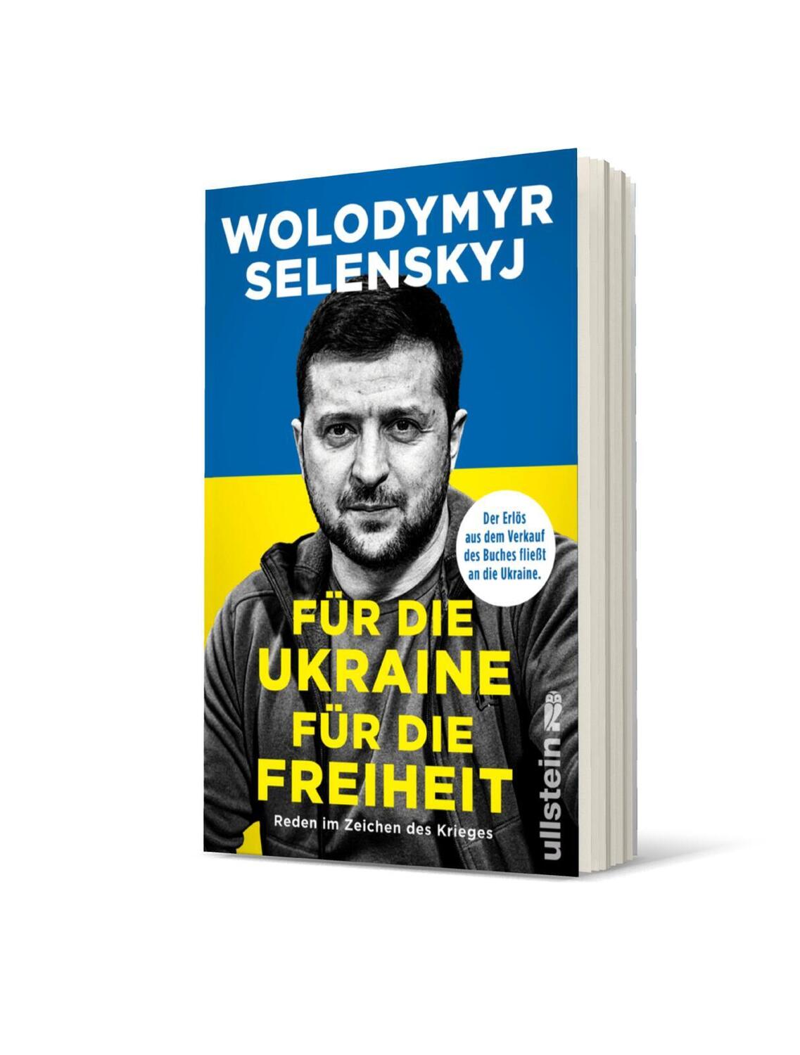 Bild: 9783550202421 | Für die Ukraine - für die Freiheit | Wolodymyr Selenskyj | Taschenbuch