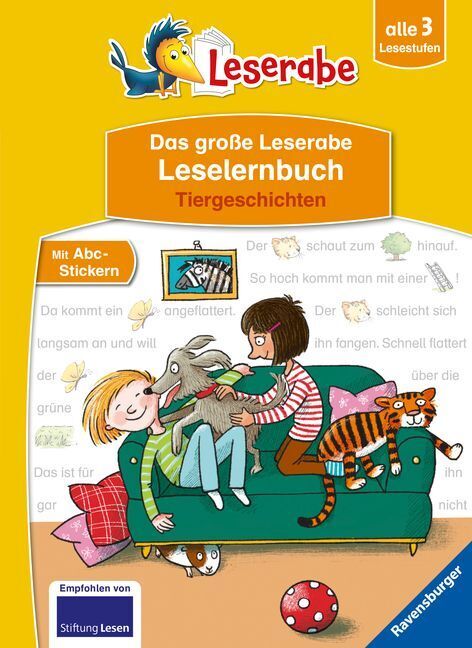 Cover: 9783473460700 | Das große Leserabe Leselernbuch: Tiergeschichten - Leserabe ab der...