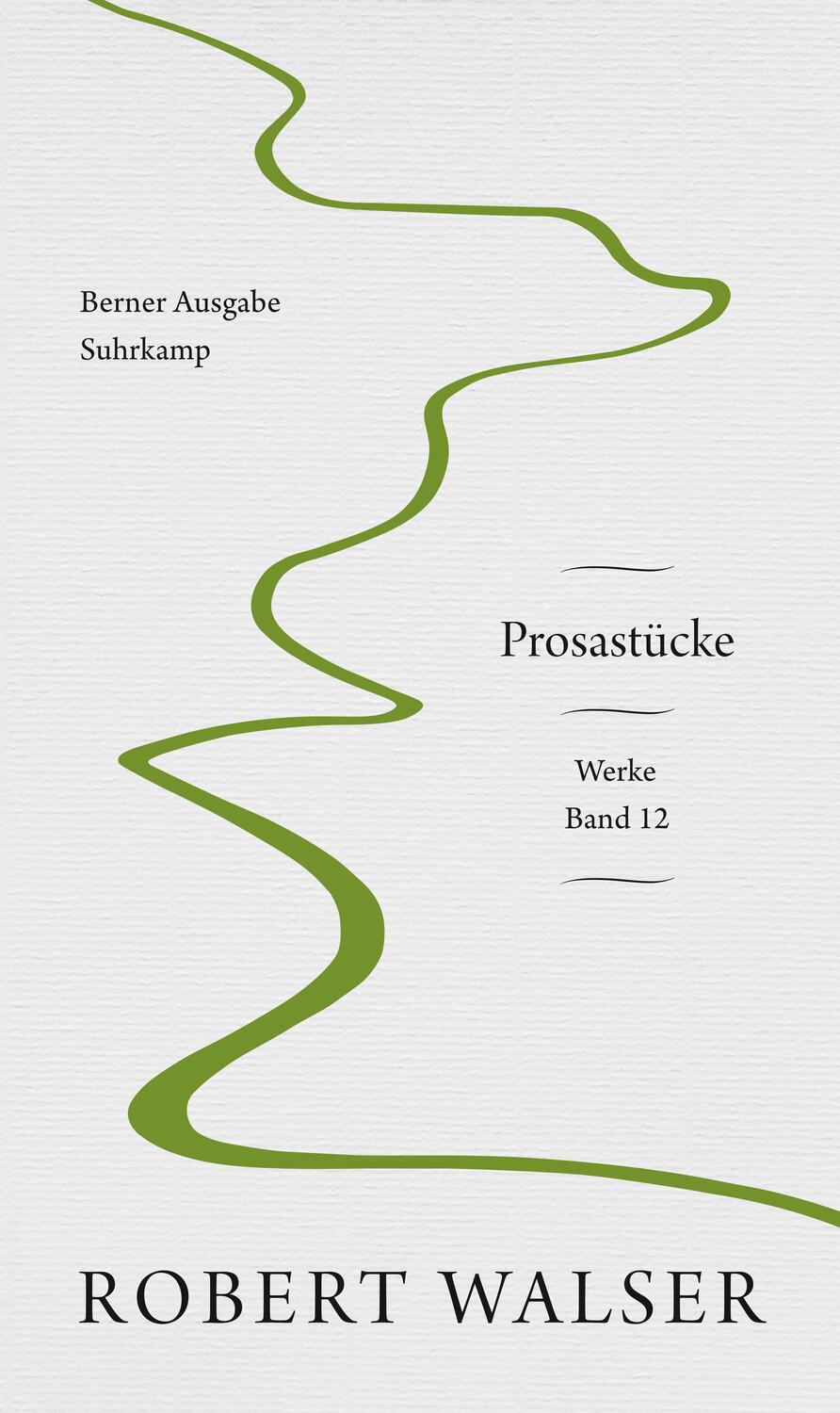 Cover: 9783518428993 | Werke. Berner Ausgabe | Band 12: Prosastücke | Robert Walser | Buch