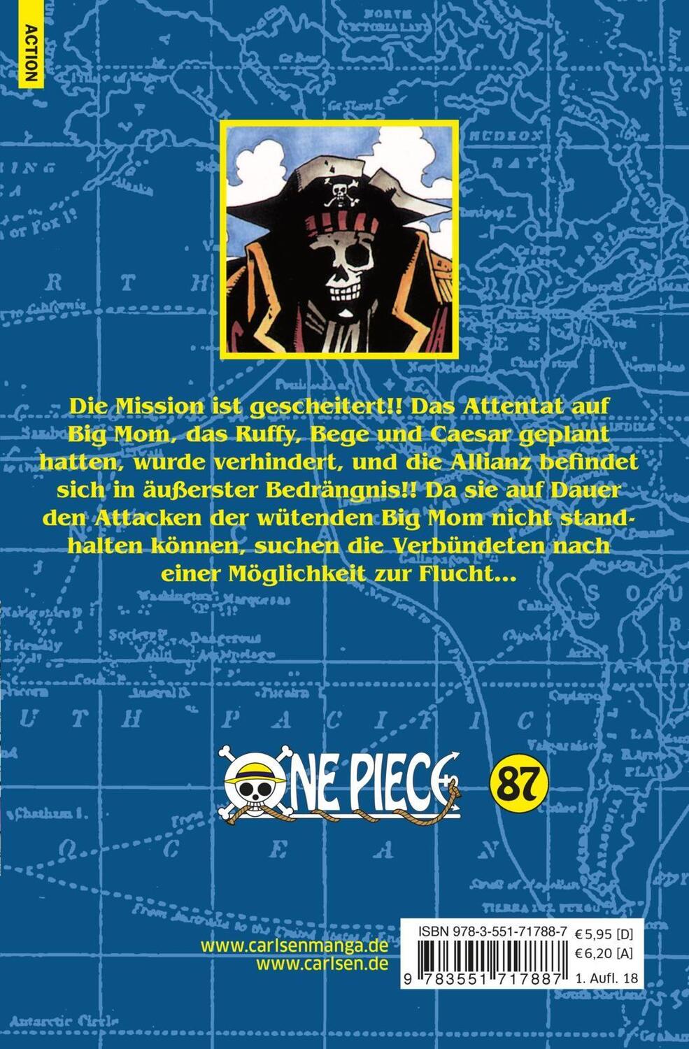 Rückseite: 9783551717887 | One Piece 87 | Eiichiro Oda | Taschenbuch | One Piece | 192 S. | 2018