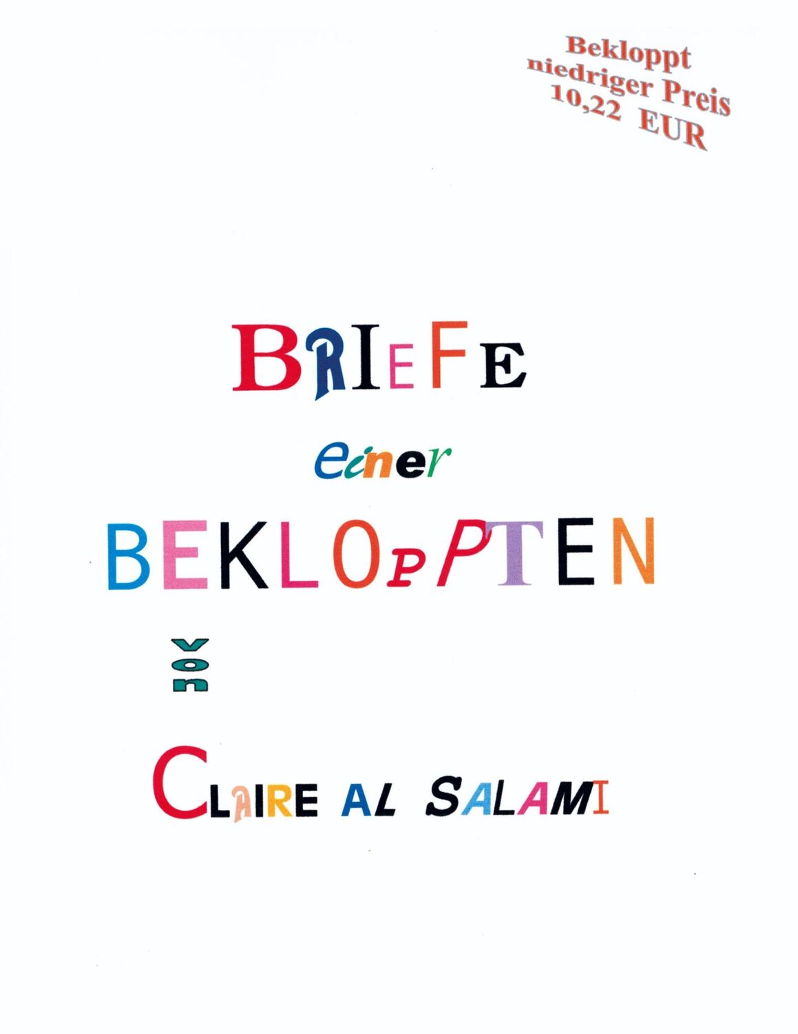 Cover: 9783831124473 | Briefe einer Bekloppten | Claire Al Salami | Taschenbuch | Paperback