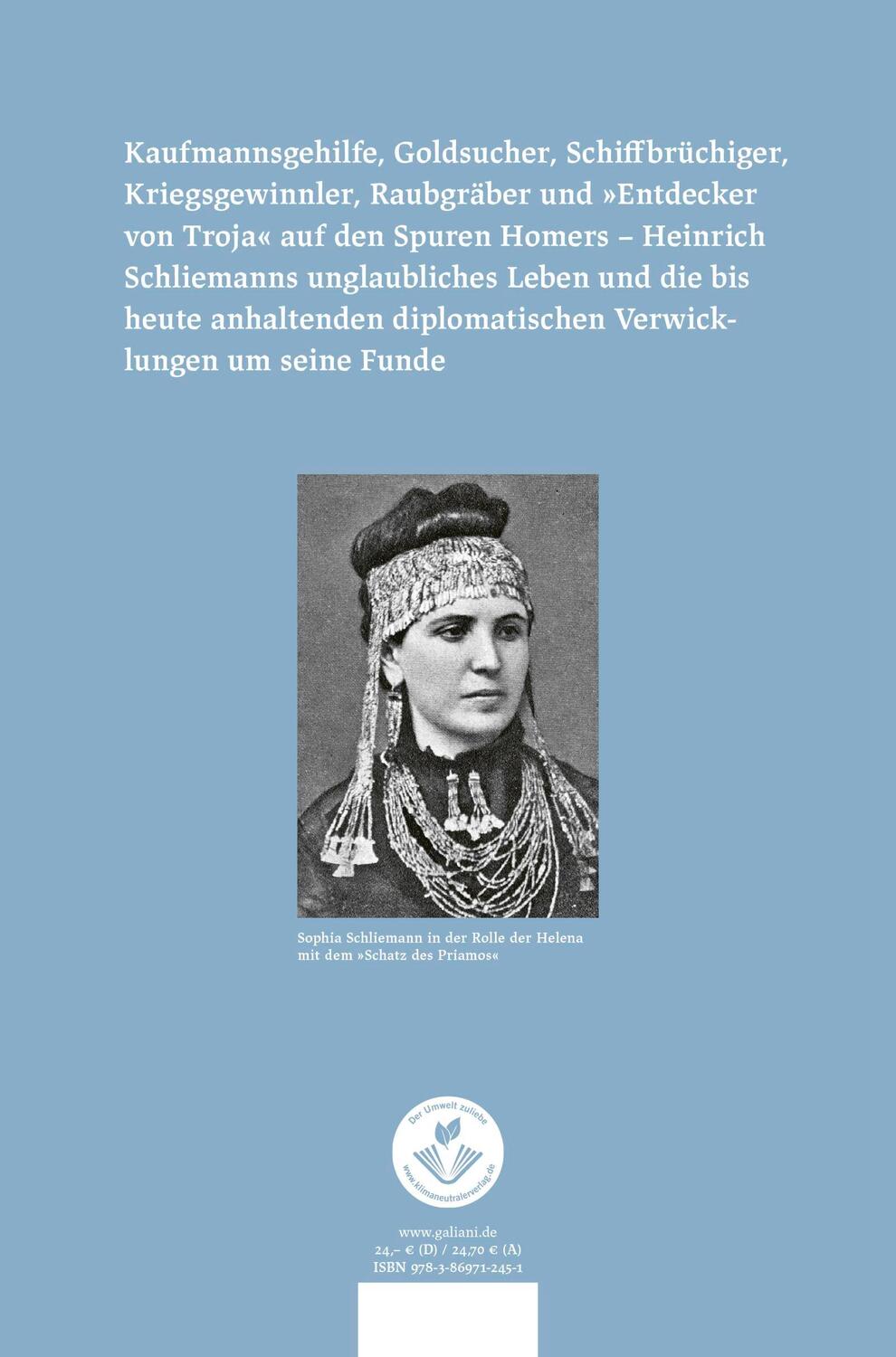 Rückseite: 9783869712451 | Schliemann und das Gold von Troja | Mythos und Wirklichkeit | Vorpahl