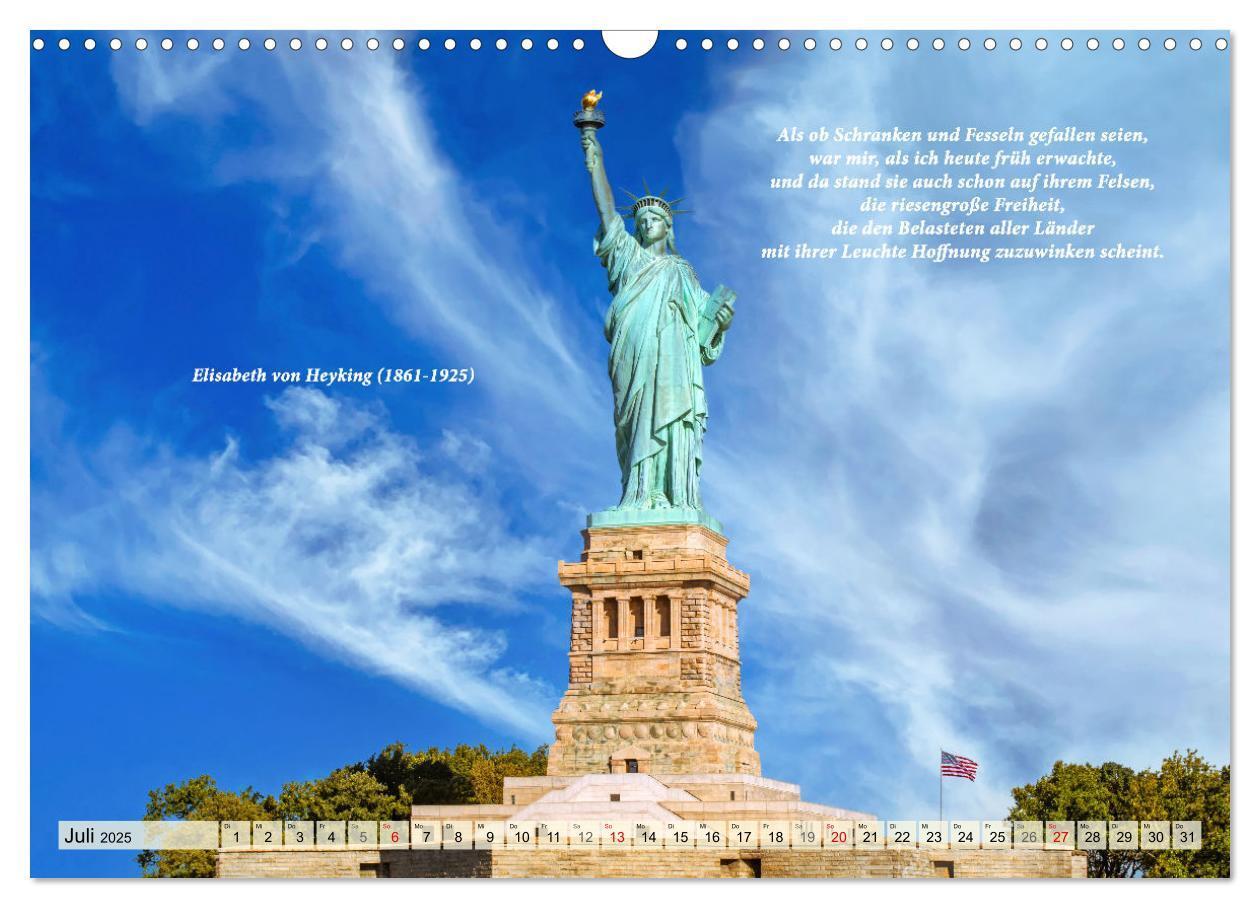 Bild: 9783435055449 | New York Ansichten - Literaturkalender (Wandkalender 2025 DIN A3...