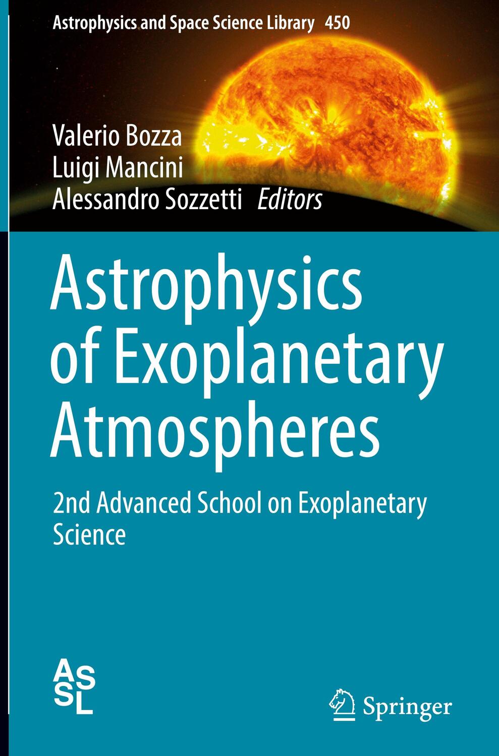 Cover: 9783319897004 | Astrophysics of Exoplanetary Atmospheres | Valerio Bozza (u. a.)