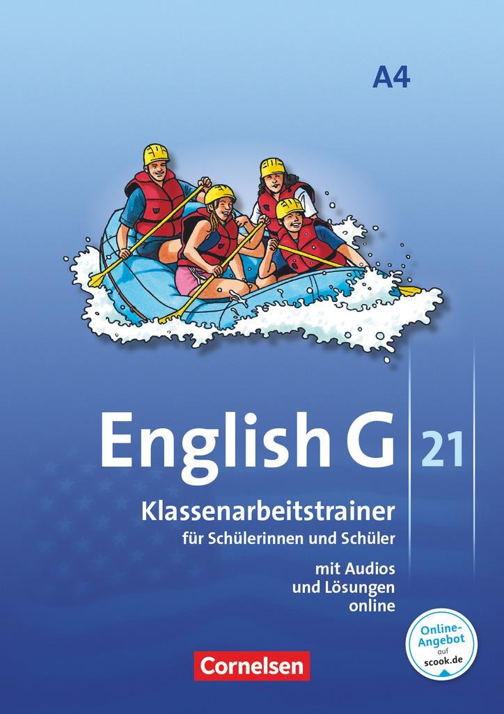Cover: 9783060322503 | English G 21. Ausgabe A 4. Klassenarbeitstrainer mit Audios und...