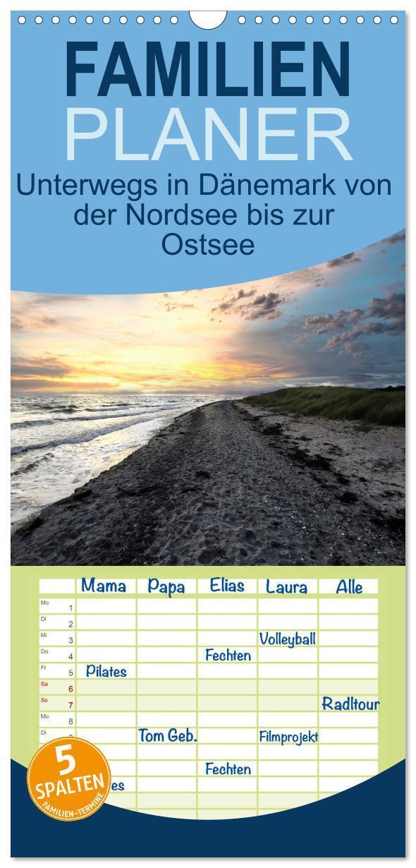 Cover: 9783383662270 | Familienplaner 2024 - Unterwegs in Dänemark von der Nordsee bis zur...