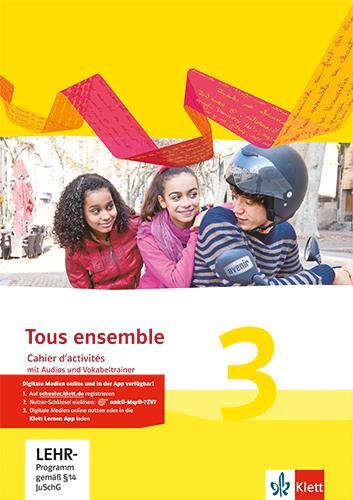 Cover: 9783126236270 | Tous ensemble 3. CCahier d'activités mit Audios und Vokabeltrainer...