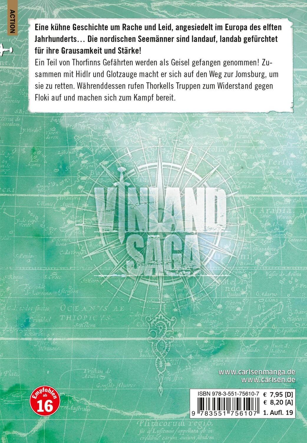 Rückseite: 9783551756107 | Vinland Saga 20 | Makoto Yukimura | Taschenbuch | Vinland Saga | 2019