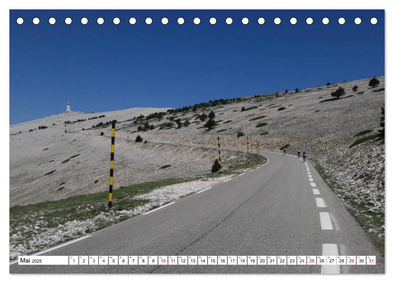 Bild: 9783435348756 | Mit dem Rennrad zum Mont Ventoux (Tischkalender 2025 DIN A5 quer),...