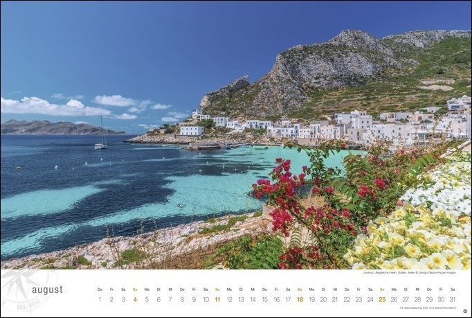Bild: 9783756401741 | Italien Globetrotter Kalender 2024. Großer Wandkalender mit...
