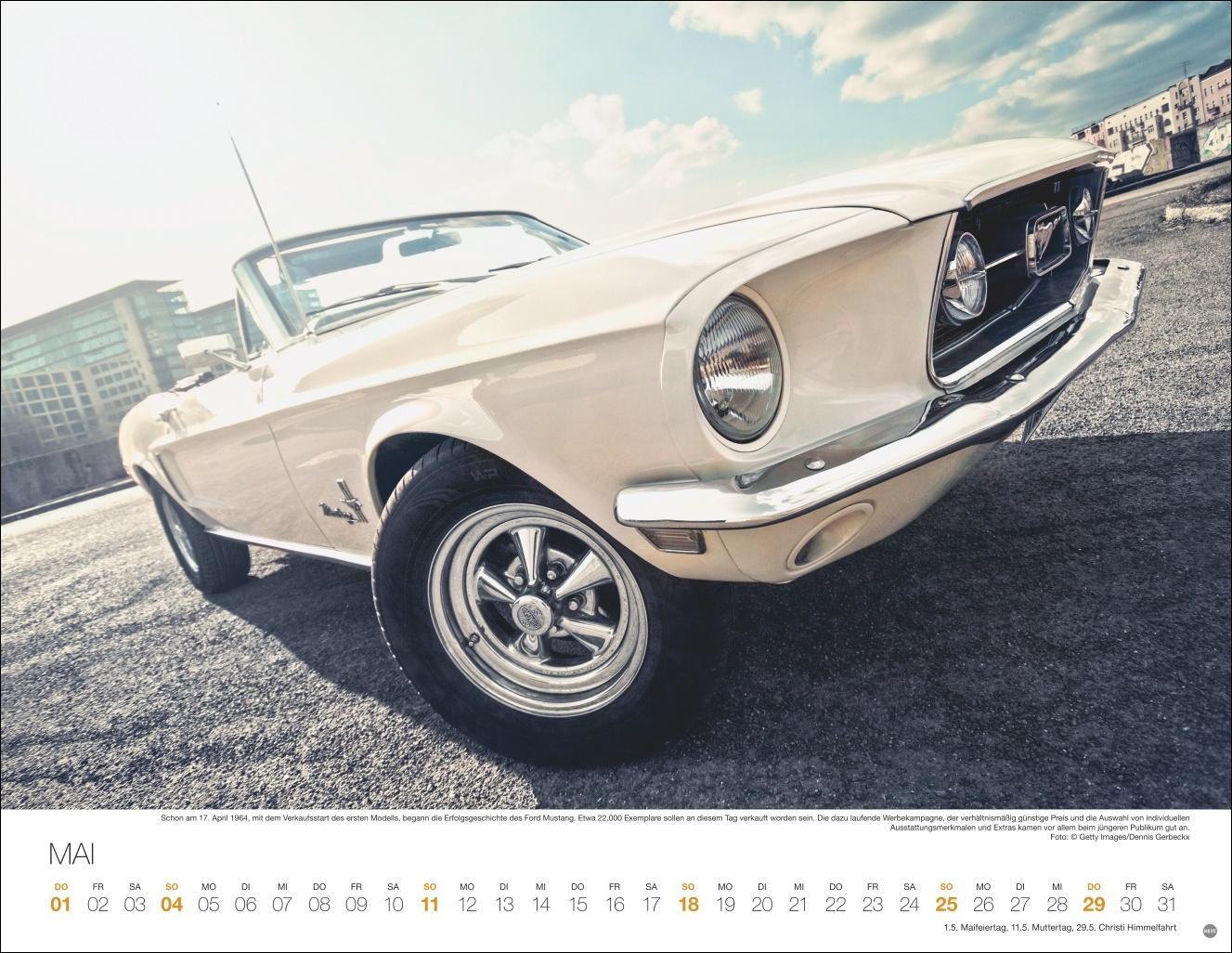 Bild: 9783756405169 | Legendäre Autos Posterkalender 2025 | Heye | Kalender | Spiralbindung