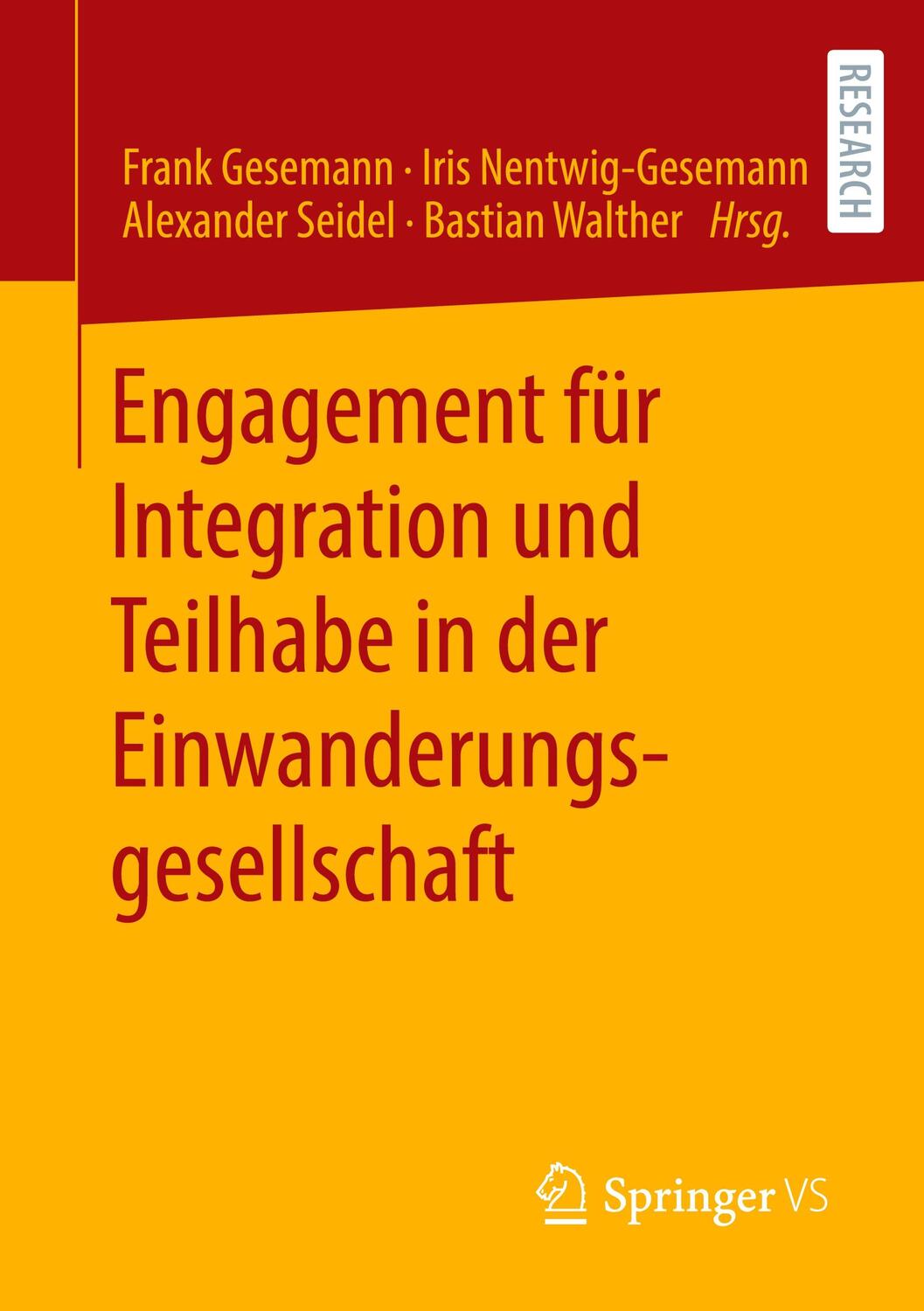 Cover: 9783658316303 | Engagement für Integration und Teilhabe in der...