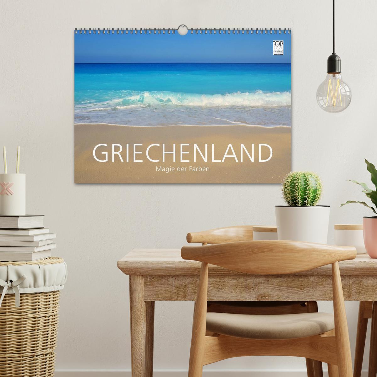 Bild: 9783435525560 | Griechenland - Magie der Farben (Wandkalender 2025 DIN A3 quer),...