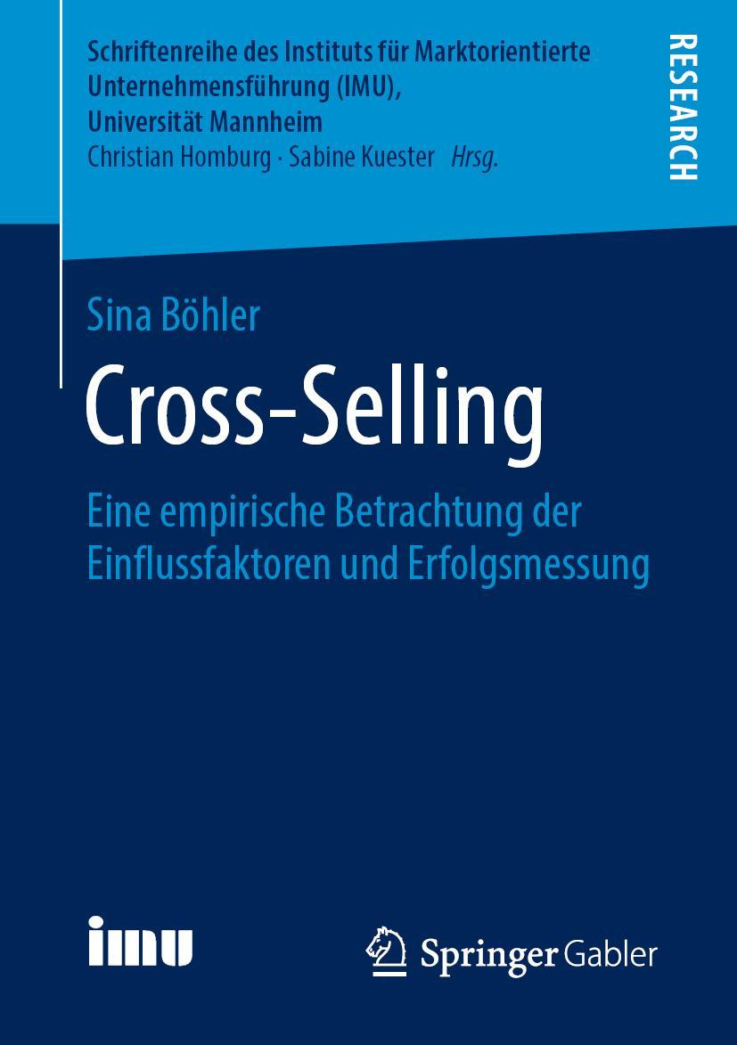 Cover: 9783658252113 | Cross-Selling | Sina Böhler | Taschenbuch | Paperback | xvii | Deutsch