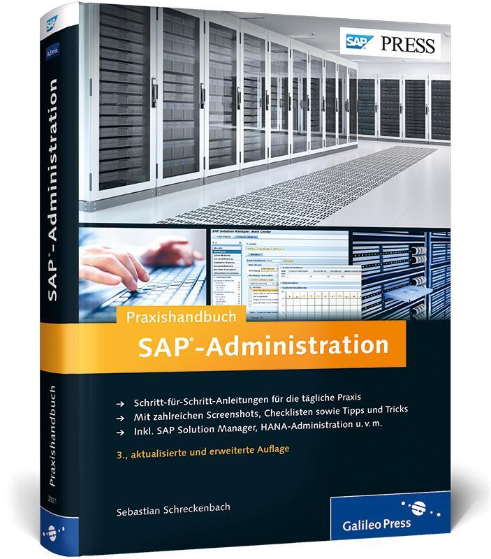 Cover: 9783836229210 | Praxishandbuch SAP-Administration | Sebastian Schreckenbach | Buch