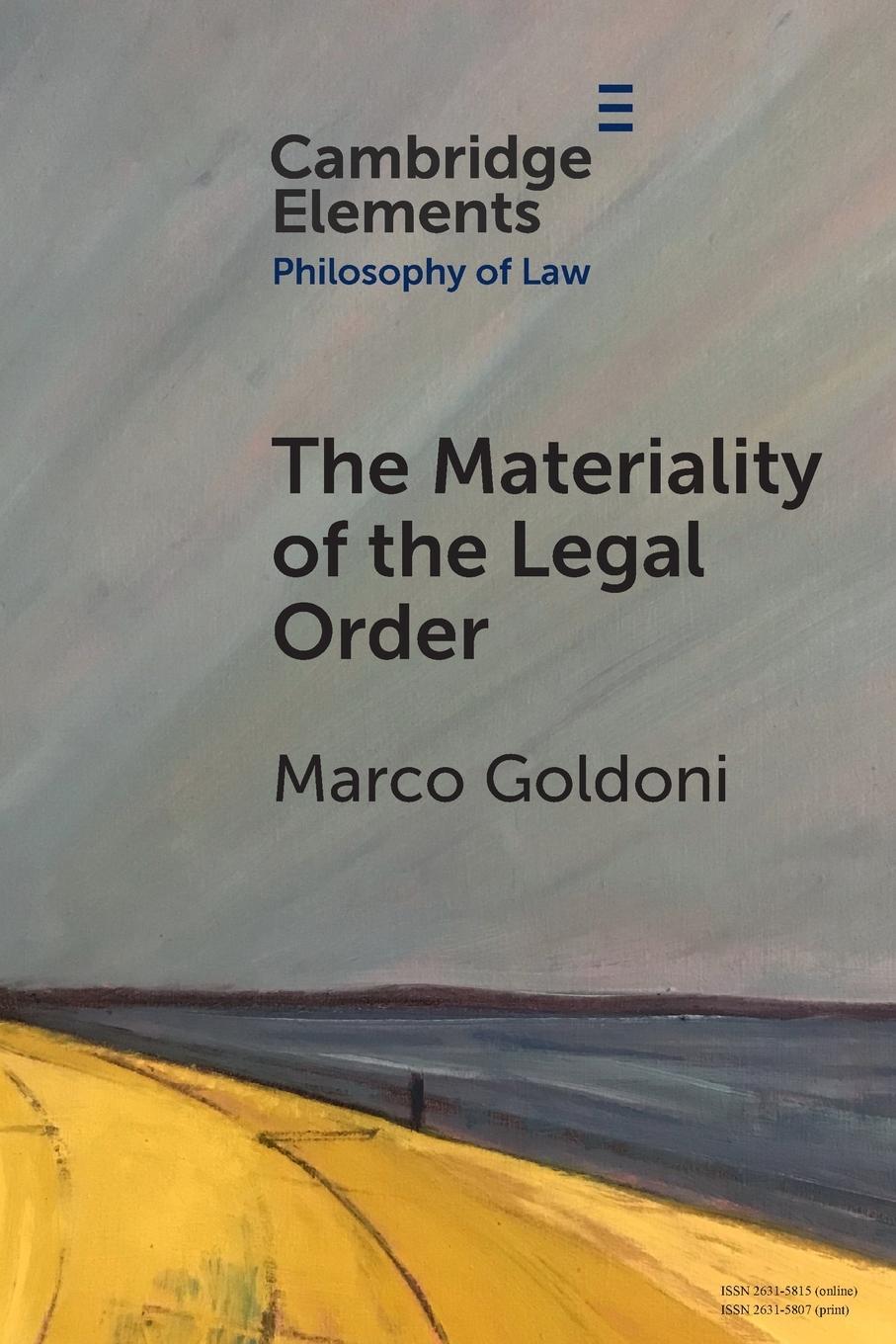 Cover: 9781009009669 | The Materiality of the Legal Order | Marco Goldoni | Taschenbuch