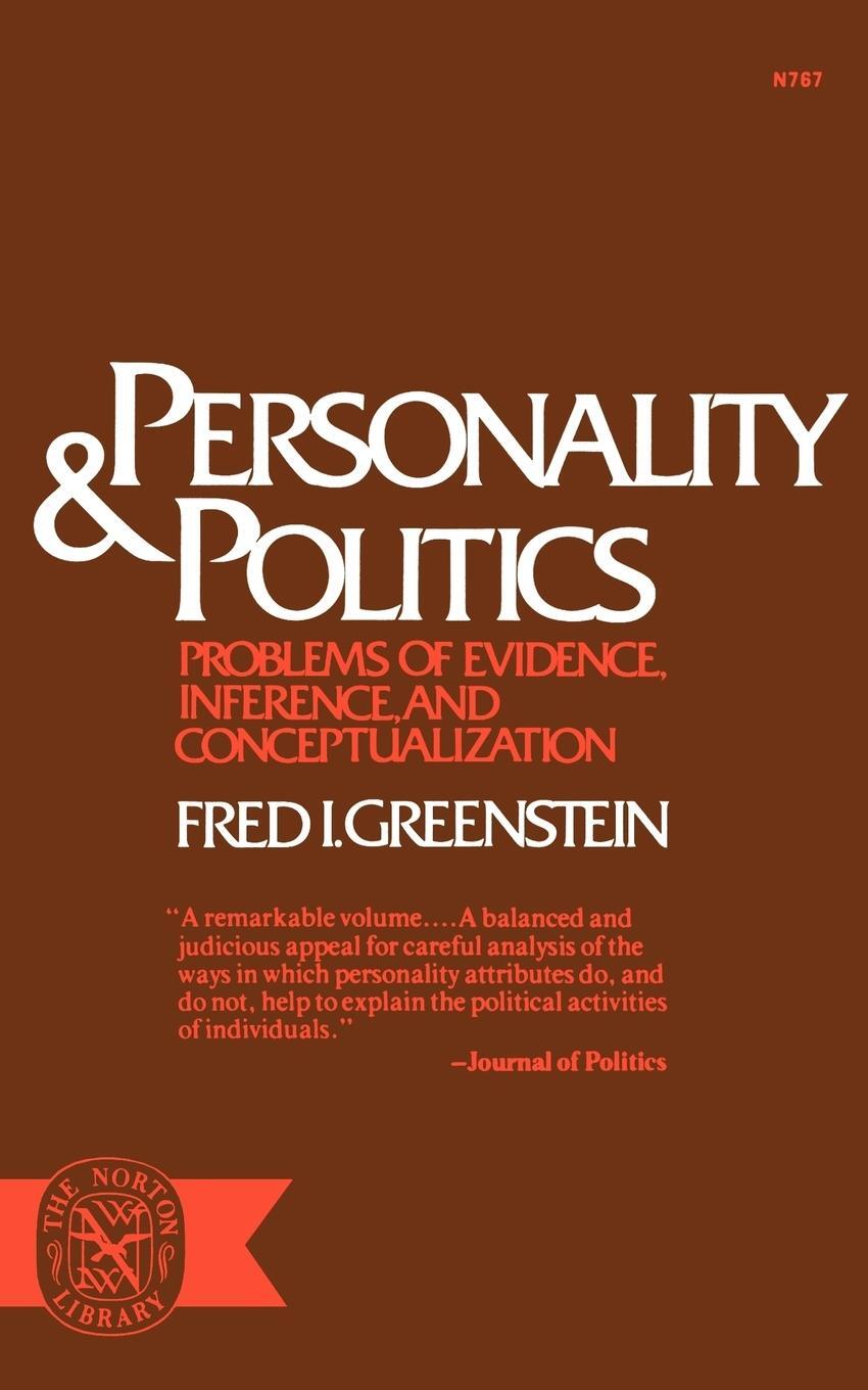 Cover: 9780393007671 | Personality and Politics | Fred I. Greenstein | Taschenbuch | Englisch