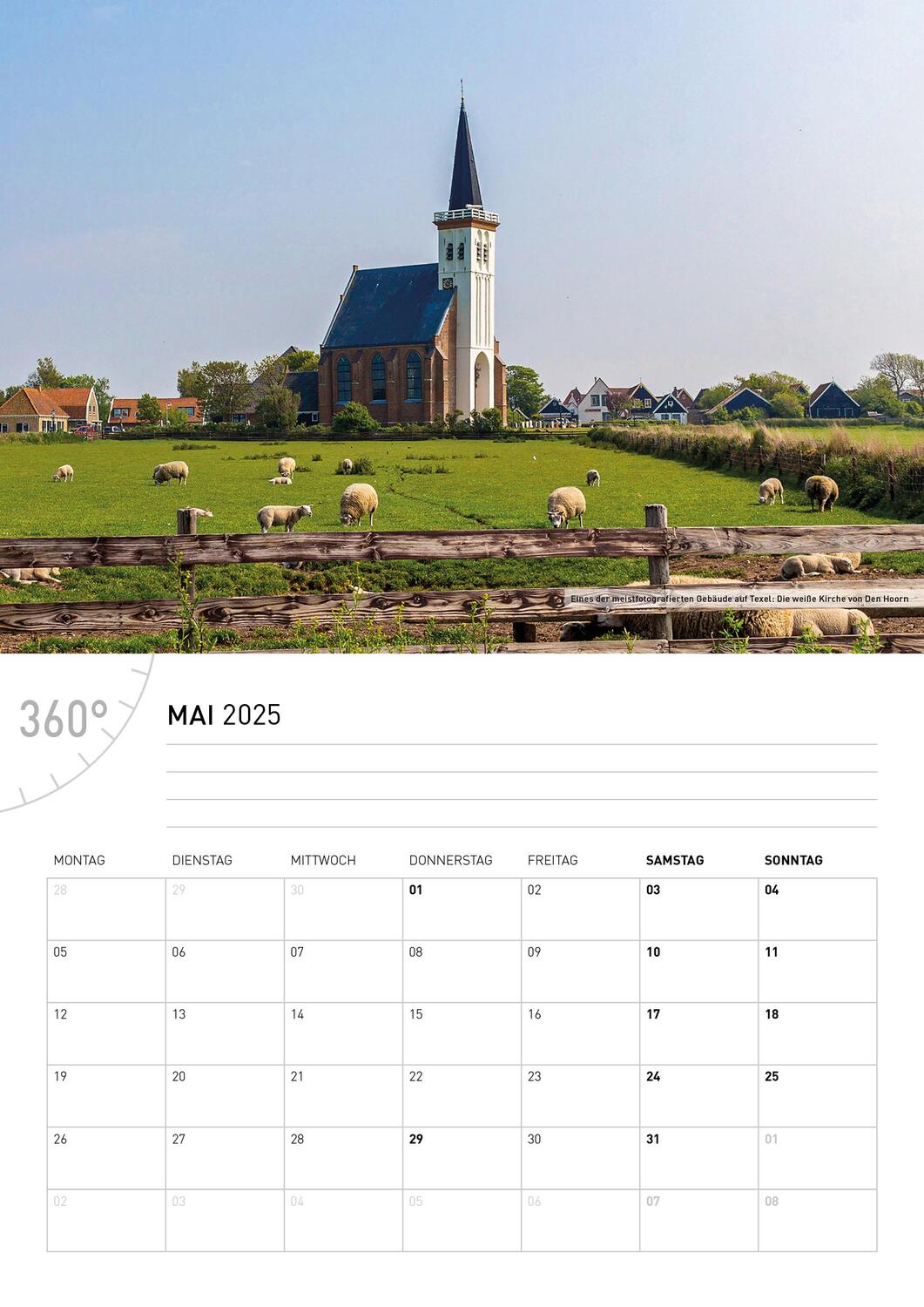 Bild: 9783968555775 | 360° Texel Broschürenkalender 2025 | Tanja Neumann | Kalender | 28 S.