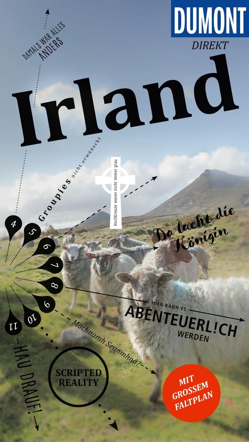 Cover: 9783616000145 | DuMont direkt Reiseführer Irland | Mit großem Faltplan | Bernd Biege
