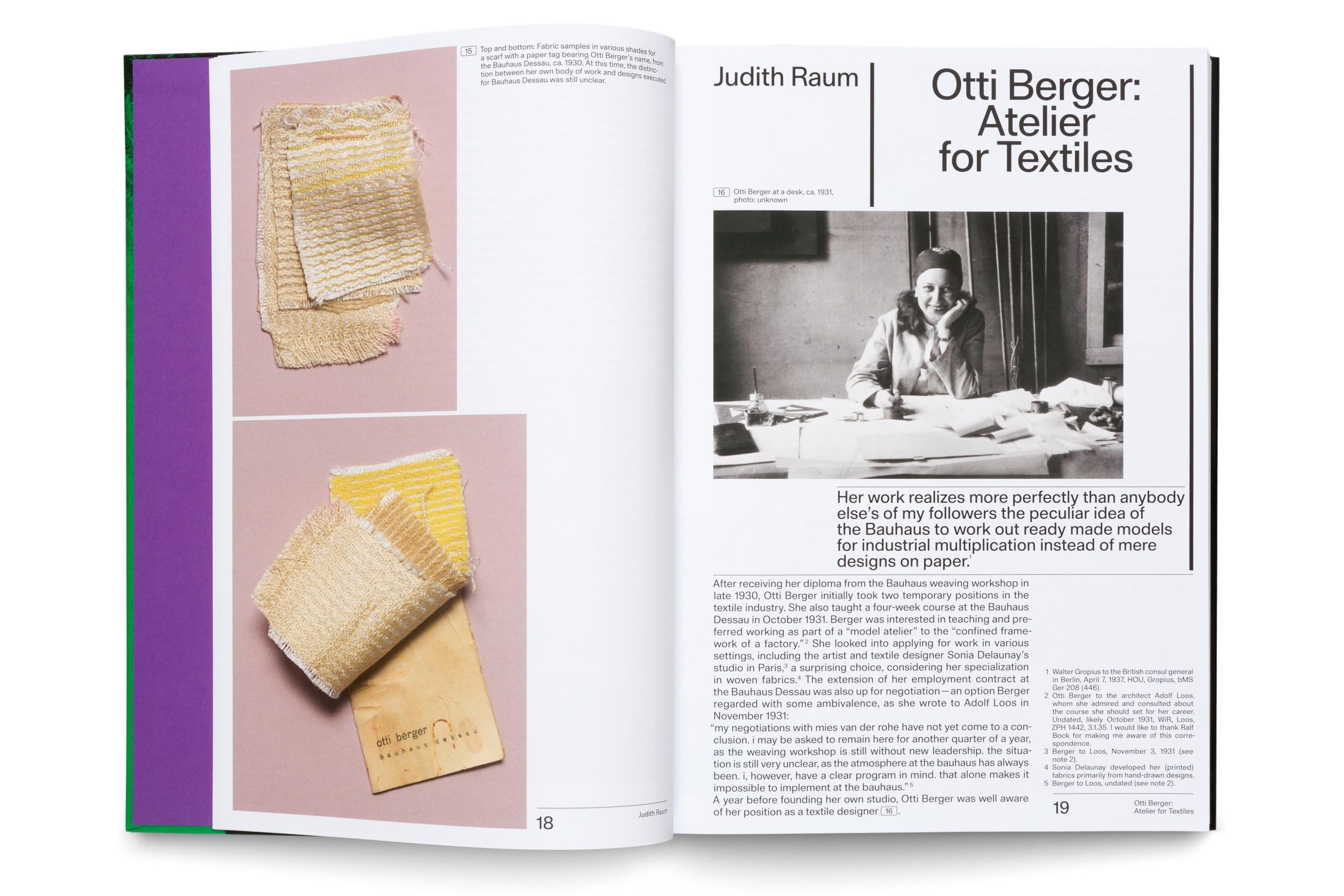 Bild: 9783775756419 | Otti Berger. Weaving for Modernist Architecture | Judith Raum (u. a.)