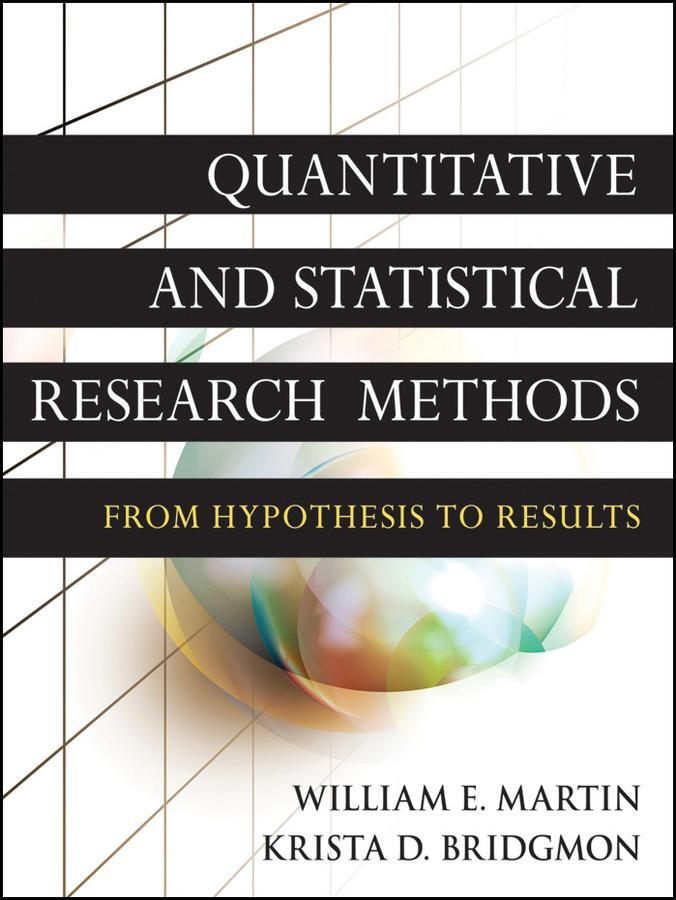 Cover: 9780470631829 | Quantitative and Statistical Research Methods | Martin (u. a.) | Buch