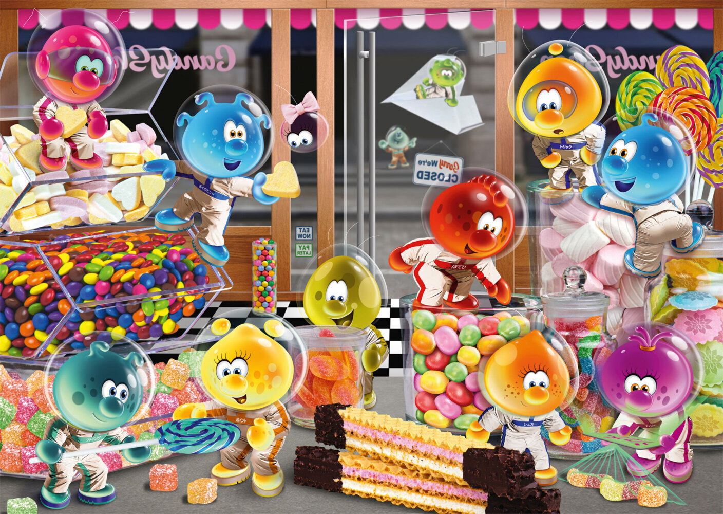 Bild: 4001504599447 | Happy Together im Candy Store | Puzzle Spacebubble.Club 1.000 Teile