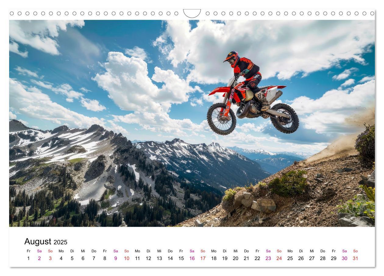 Bild: 9783457148013 | Motocross Erlebnisse (Wandkalender 2025 DIN A3 quer), CALVENDO...