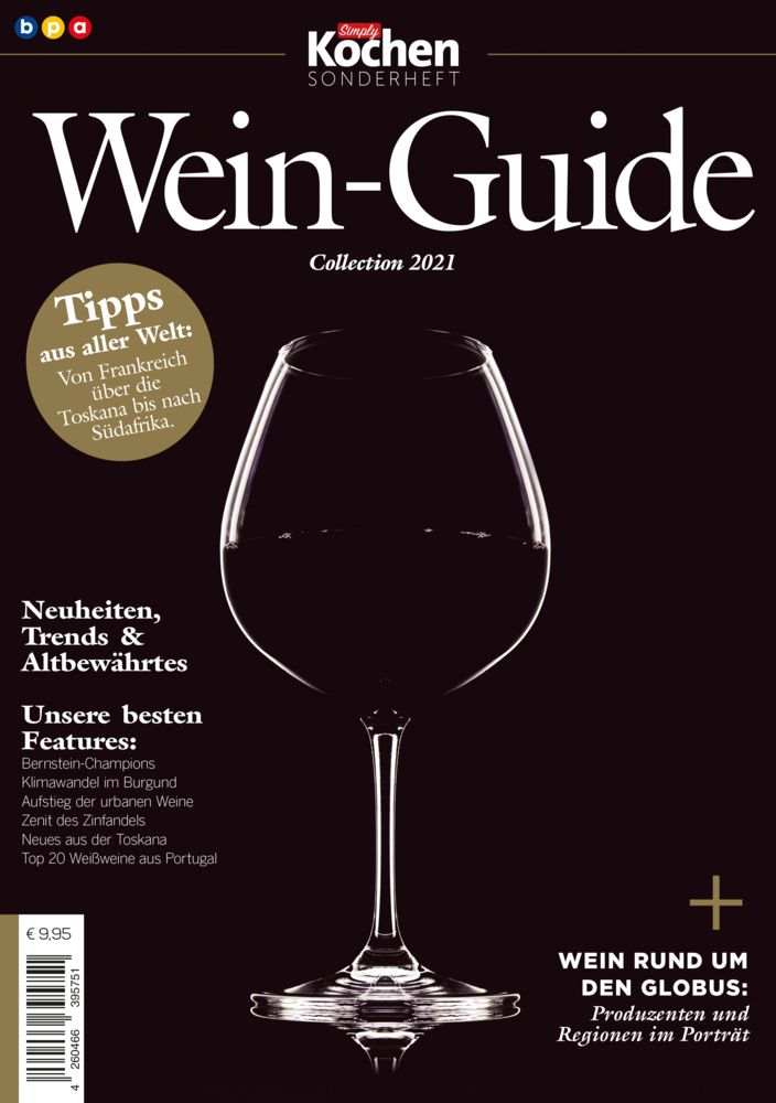 Cover: 4260466395751 | Simply Kochen SONDERHEFT: Wein-Guide | Collection 2021 | Oliver Buss