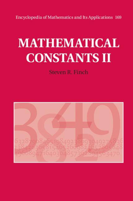 Cover: 9781108470599 | Mathematical Constants II | Steven R. Finch | Buch | Gebunden | 2019