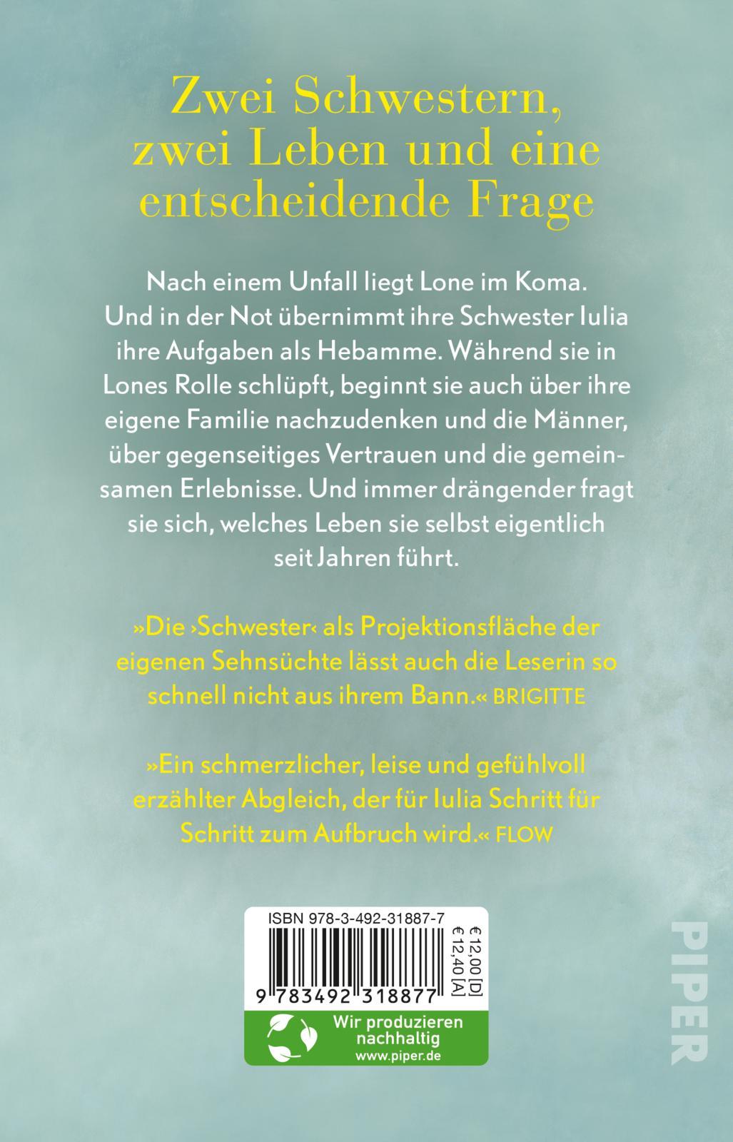 Rückseite: 9783492318877 | Schwester | Roman | Mareike Krügel | Taschenbuch | 336 S. | Deutsch