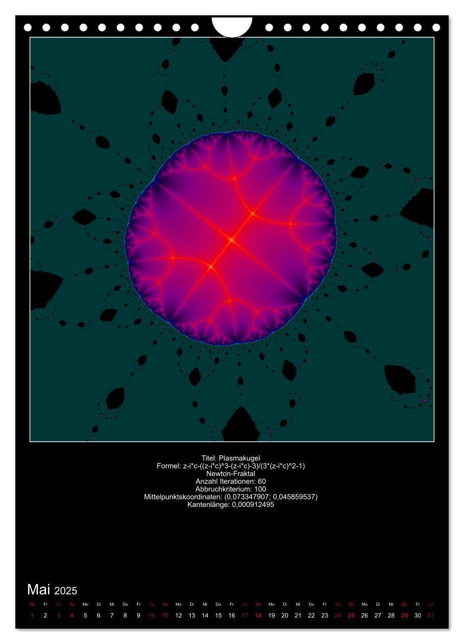 Bild: 9783435976577 | Fraktale zum Selbstnachrechnen (Wandkalender 2025 DIN A4 hoch),...