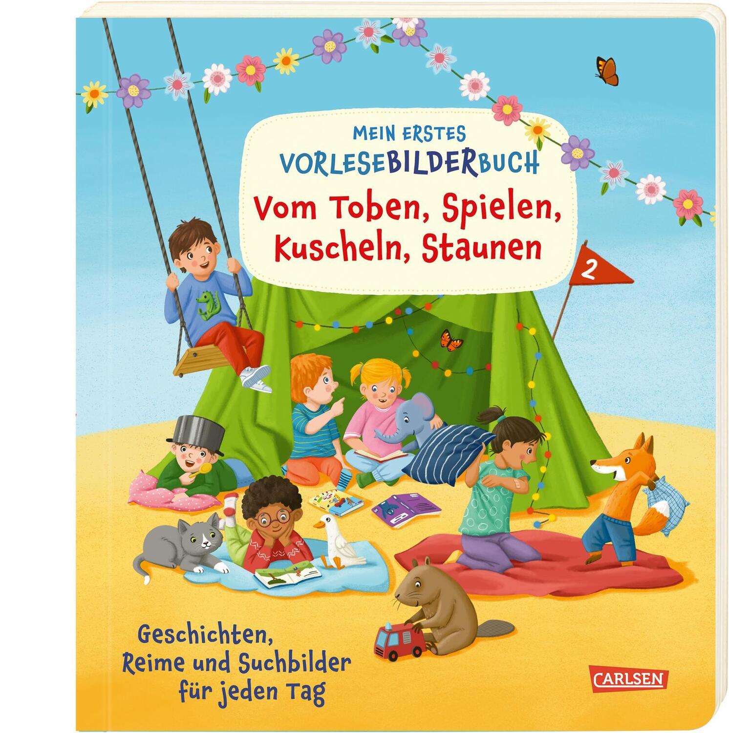 Cover: 9783551172891 | Mein erstes Vorlese-Bilder-Buch: Vom Toben, Spielen, Kuscheln, Staunen