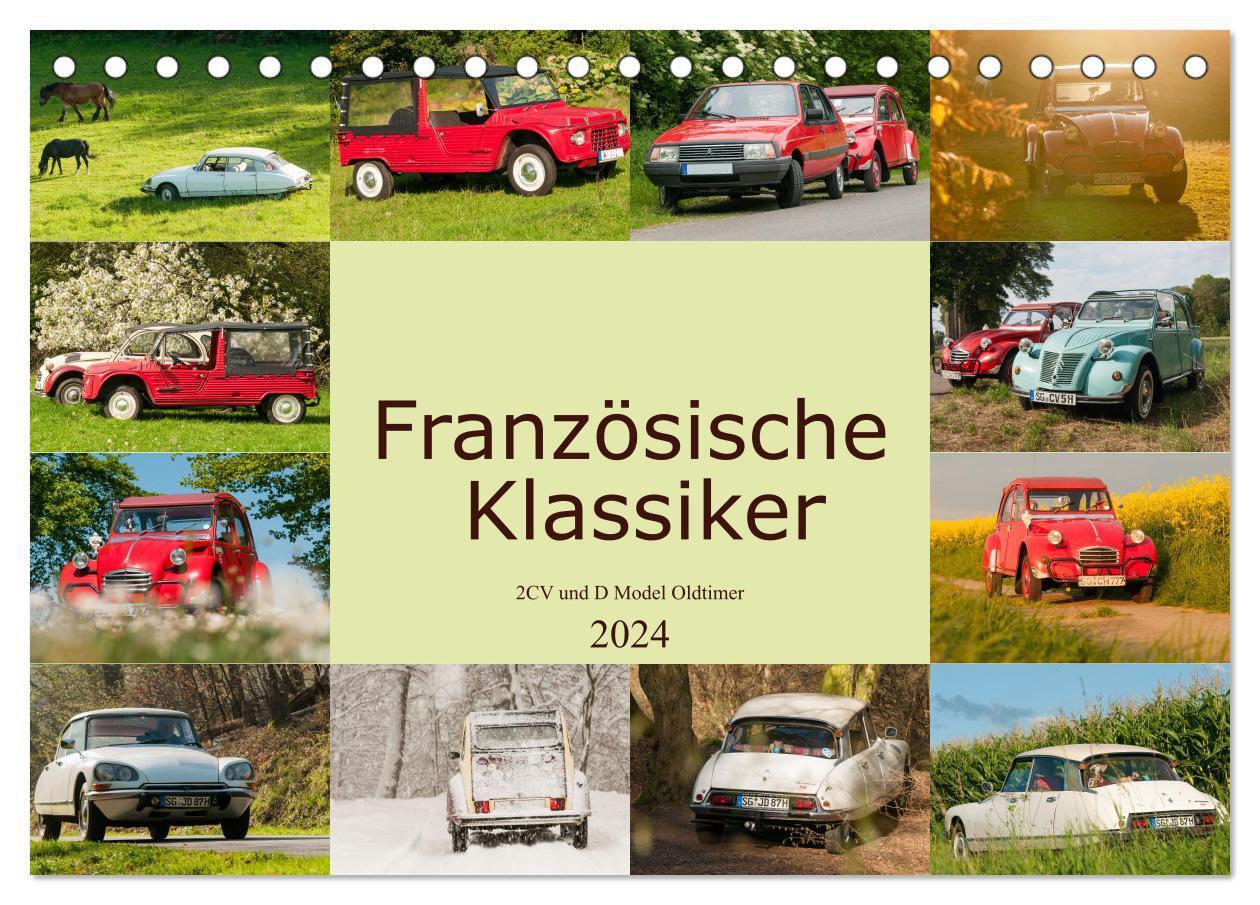 Cover: 9783675544994 | Französische Klassiker - 2CV und D Modell Oldtimer (Tischkalender...
