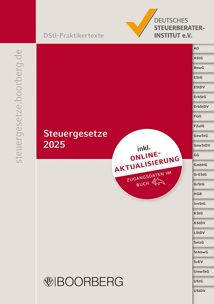 Cover: 9783415076754 | Steuergesetze 2025 | Deutsches Steuerberaterinstitut e. V. | Buch