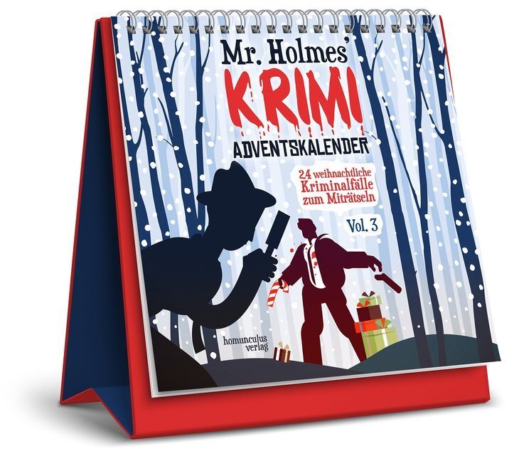 Cover: 9783946120261 | Mr. Holmes Krimi-Adventskalender Vol. 3 | Kalender | Spiralbindung