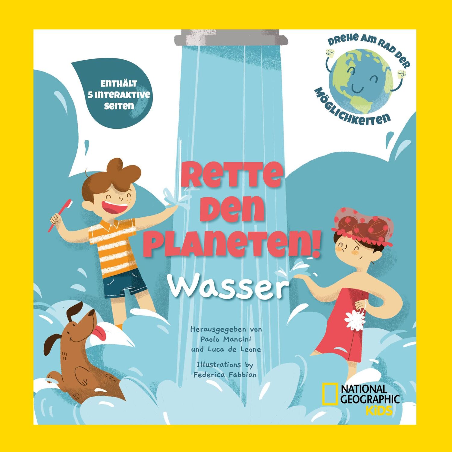 Cover: 9788863125955 | Rette den Planeten! Wasser. Enthält 5 interaktive Seiten | Buch | 2023