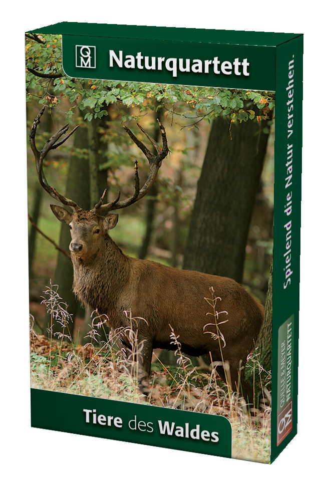 Cover: 4260098550191 | Tiere des Waldes (Kartenspiel) | Quelle &amp; Meyer Verlag | Spiel | 32 S.