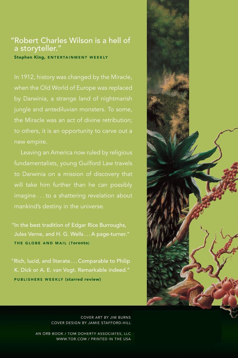 Rückseite: 9780765319050 | Darwinia | Robert Charles Wilson | Taschenbuch | Paperback | Englisch