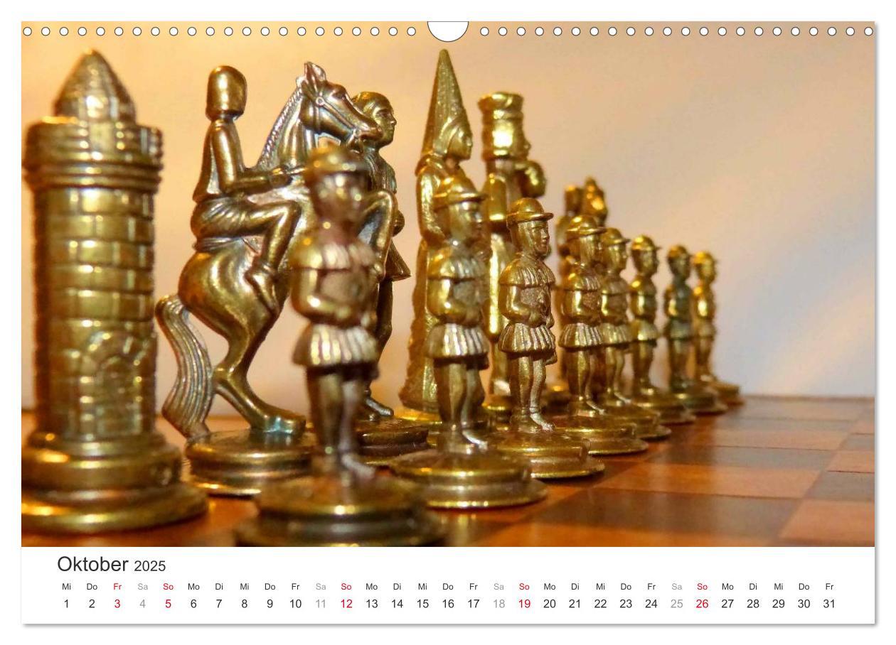 Bild: 9783435489350 | Schach 2025. Impressionen von Figuren und Spielen (Wandkalender...