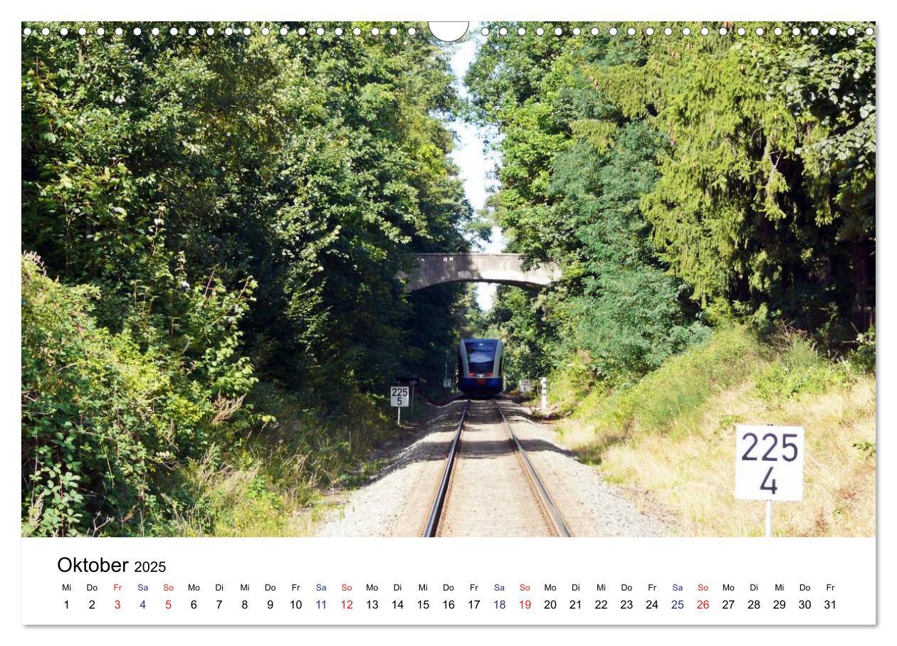 Bild: 9783435501328 | Eisenbahnen auf Usedom (Wandkalender 2025 DIN A3 quer), CALVENDO...