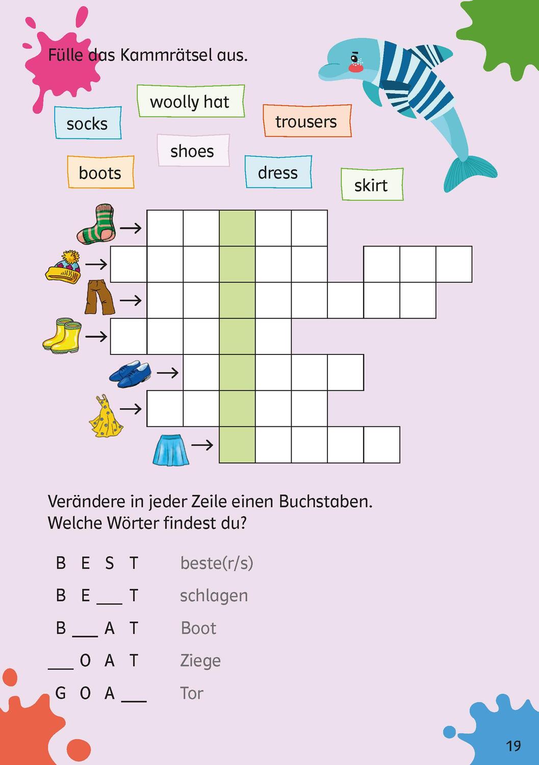 Bild: 9783129497814 | Klett Rätselblock ab 9 Jahren Band 1 | 100 kunterbunte Rätsel | Buch