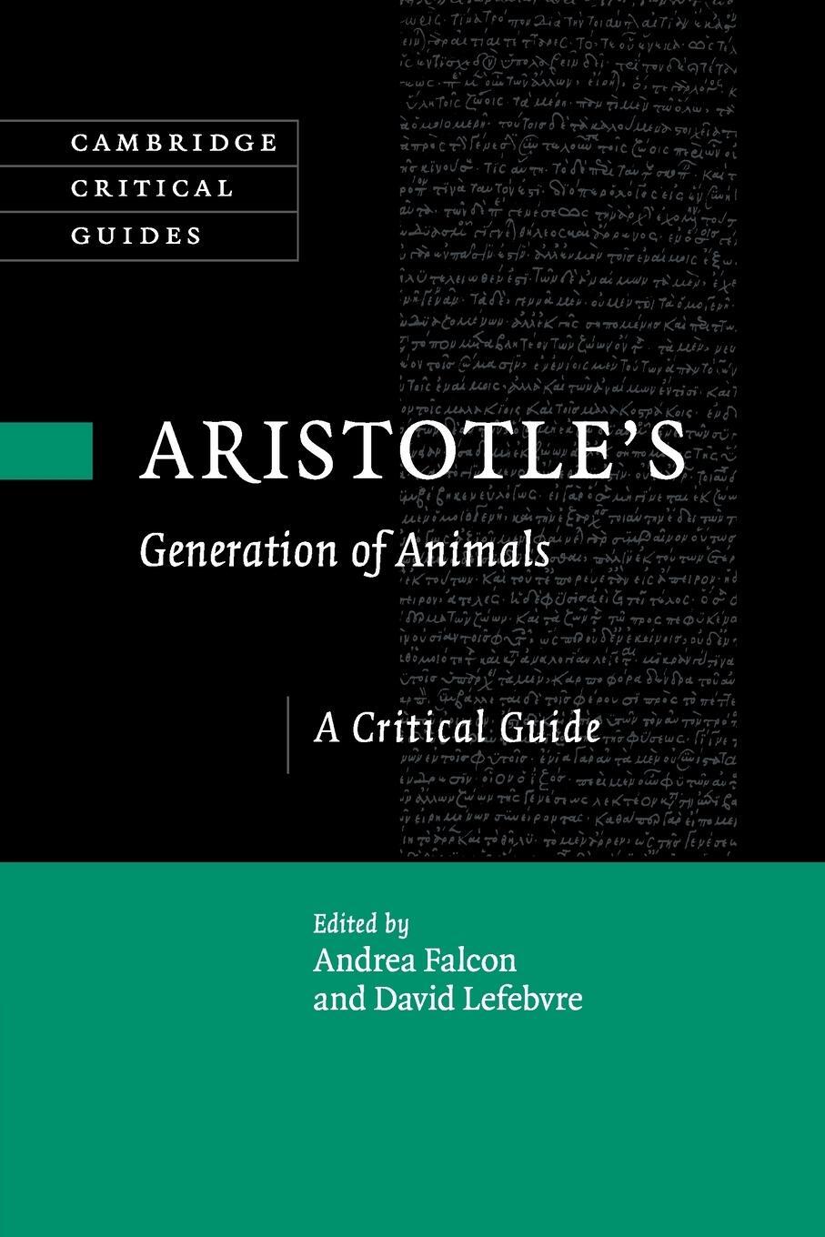 Cover: 9781107589582 | Aristotle's Generation of Animals | David Lefebvre | Taschenbuch