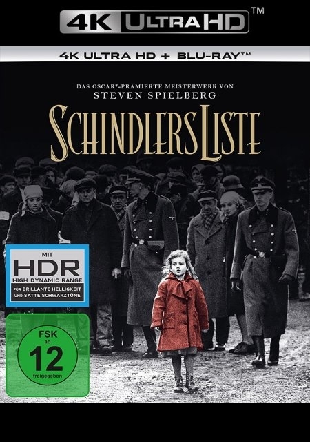 Cover: 5053083190699 | Schindlers Liste | Remastered / 4K Ultra HD Blu-ray + Blu-ray | 2020