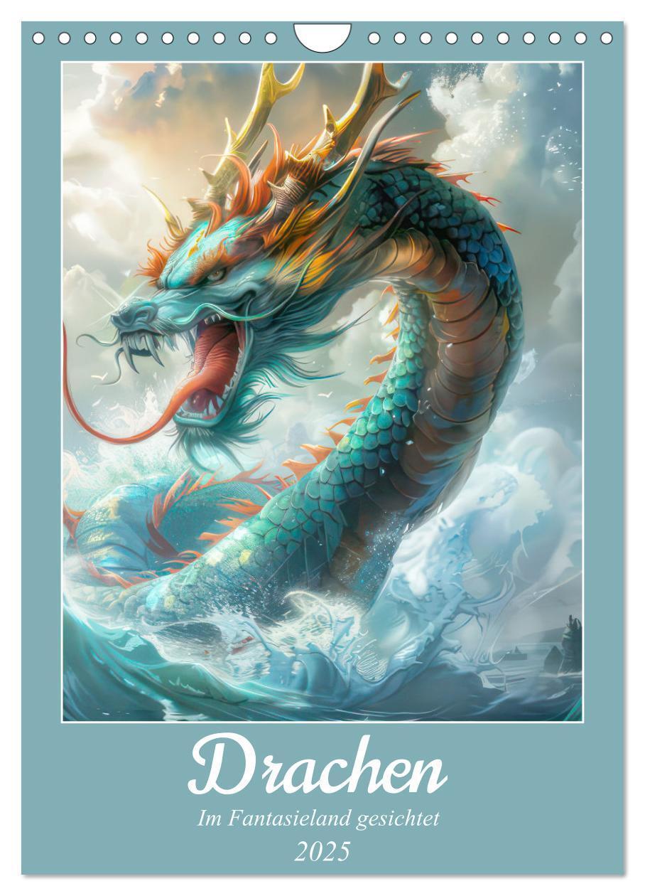 Cover: 9783457070970 | Drachen - Im Fantasieland gesichtet (Wandkalender 2025 DIN A4...